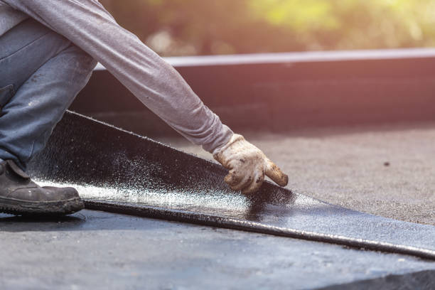 Professional Exterior Waterproofing technician working in Lyndhurst, NJ